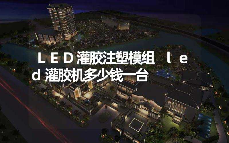 LED灌胶注塑模组 led灌胶机多少钱一台